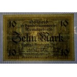 Memel, 10 Mark, 1922, aUNC