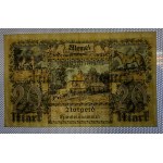Memel, 20 Mark, 1922, XF