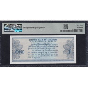 Myanmar, 1 Dollar, 1993, Superb Gem UNC 67 EPQ