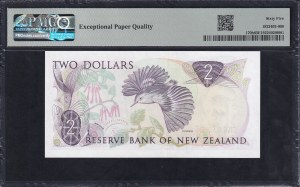 New Zealand, 2 Dollar, 1985-89, Gem UNC 65 EPQ