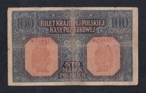 Poland, 100 Marek, 1916, VG