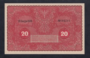 Poland, 20 Marek, 1919, UNC