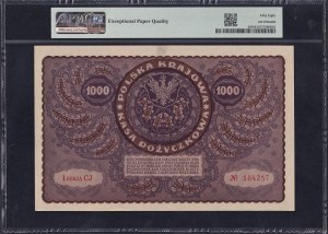 Poland, 1000 Marek, 1919, Choice About UNC 58 EPQ