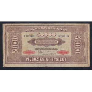 Poland, 50000 Marek Polskich, 1922, F