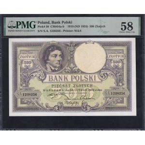 Poland, 500 Zlotych, 1919 (1924), Choice About UNC 58