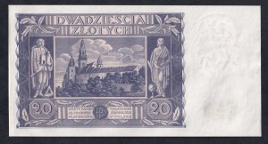 Poland, 20 Zlotych, 1936, UNC