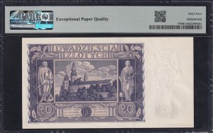Poland, 20 Zlotych, 1936, Choice UNC 64 EPQ