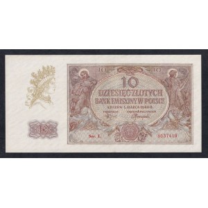 Poland, 10 Zlotych, 1940, UNC