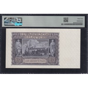Poland, 20 Zlotych, 1940, Choice UNC 64