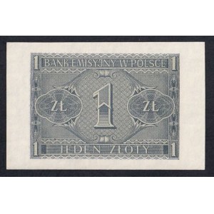 Poland, 1 Zloty, 1941, UNC
