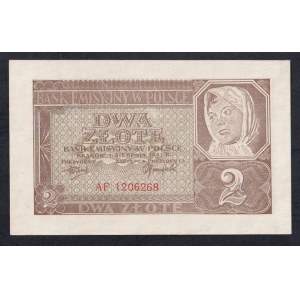 Poland, 2 Zlote, 1941, UNC