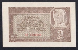 Poland, 2 Zlote, 1941, UNC