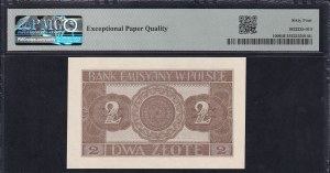 Poland, 2 Zlote, 1941, Choice UNC 64 EPQ