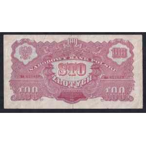 Poland, 100 Zlotych, 1944, VF