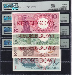 Poland, Set of 9 Banknotes, 1 Zloty- 500 Zlotych,1990, UNC