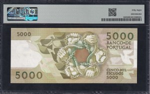 Portugal, 5000 Escudos, 1993, Choice About UNC 58