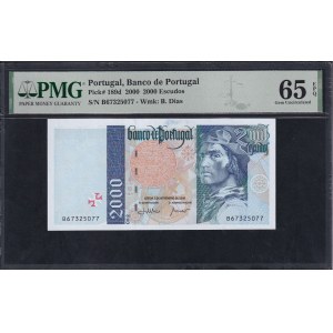 Portugal, 2000 Escudos, 2000, Gem UNC 65 EPQ