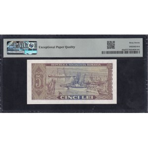 Romania, 5 Lei, 1966, Superb Gem UNC 67 EPQ