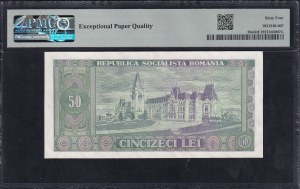 Romania, 50 Lei, 1966, Choice UNC 64 EPQ