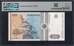 Romania, 200 Lei, 1992, Superb Gem UNC 67 EPQ