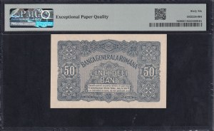 Romania, 50 Bani, 1917, Gem UNC 66 EPQ