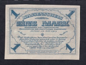 Russia, 1 Mark, 1919, AU