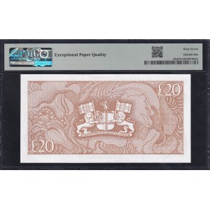Saint Helena, 20 Pounds, 1986, Superb Gem UNC 67 EPQ