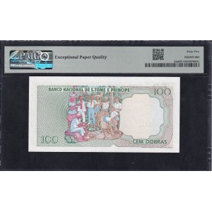 Saint Thomas & Prince, 100 Dobras, 1977, Gem UNC 65 EPQ
