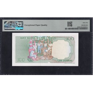 Saint Thomas & Prince, 100 Dobras, 1989, Gem UNC 66 EPQ