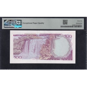 Saint Thomas & Prince, 500 Dobras, 1989, Gem UNC 66 EPQ