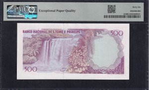Saint Thomas & Prince, 500 Dobras, 1989, Gem UNC 66 EPQ