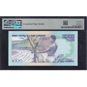 Saint Thomas & Prince, 1000 Dobras, 1993, Superb Gem UNC 67 EPQ