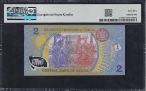 Samoa, 2 Tala, 1990, Gem UNC 65 EPQ, ''Commemorative''