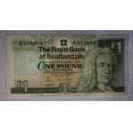 Scotland, Set of 5 Banknotes, 1 Pound, 1987-2001, UNC