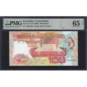 Seychelles, 100 Rupees, 1989, Gem UNC 65 EPQ