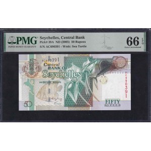 Seychelles, 50 Rupees, 2005, Gem UNC 66 EPQ