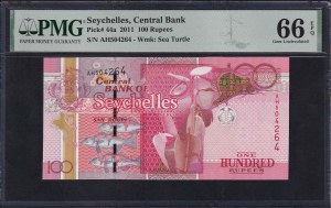 Seychelles, 100 Rupees, 2011, Gem UNC 66 EPQ