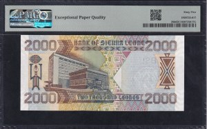 Sierra Leone, 2000 Leones, 2003, Gem UNC 65 EPQ