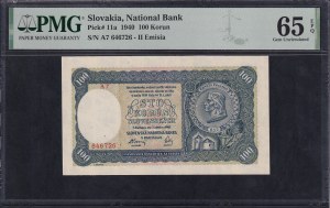 Slovakia, 100 Korun, 1940, Gem UNC 65 EPQ