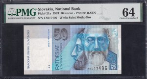 Slovakia, 50 Korun, 1993, Choice UNC 64