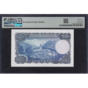 Spain, 500 Pesetas, 1971 (1973), Gem UNC 65 EPQ
