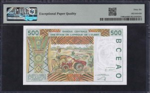 West African States, 500 Francs, 2002, Gem UNC 66 EPQ