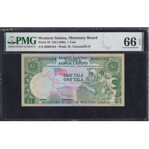 Western Samoa, 1 Tala, 1980, Gem UNC 66 EPQ