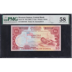 Western Samoa, 5 Tala, 1980, Choice About UNC 58