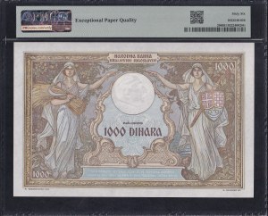 Yugoslavia, 1000 Dinara, 1931, Gem UNC 66 EPQ