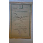 Certificate of Affiliation Krakow 1925.
