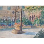 Patio with well Rubczak Jan circa 1930.