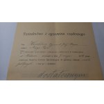 Certificate of government examination 1926.