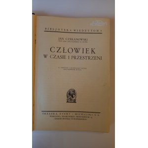 Človek v čase a priestore Jan Czekanowski 1934 /m.
