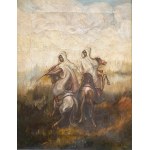 Arab horsemen - Adolf Schuch ca.1820. November insurgent President of insurgent Warsaw